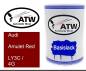 Preview: Audi, Amulet Red, LY3C / 4G: 500ml Lackdose, von ATW Autoteile West.